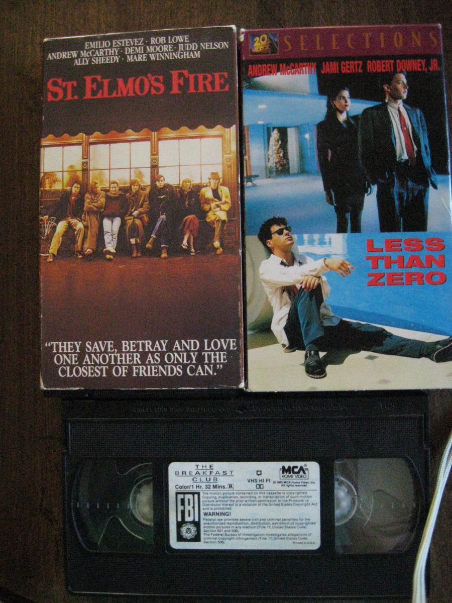 Less Than Zero Movie on VHS