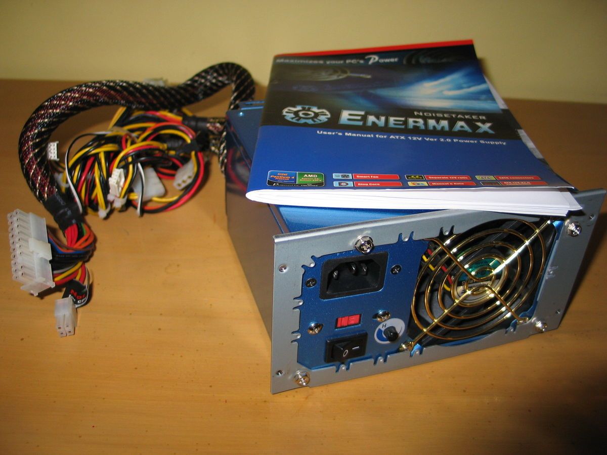ENERMAX QUIET NoiseTaker EG425P VE SFMA ATX 12V VER 2 0 420 Watt Power