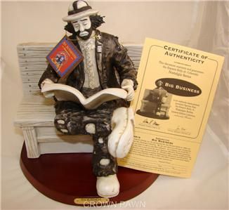 emmett kelly jr big business figurine by flambro