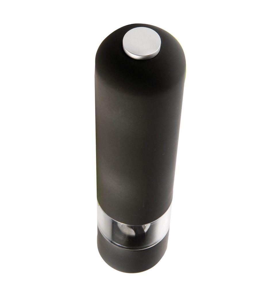 Fashion New Black Electric Salt Pepper Grinder Mill Muller Free