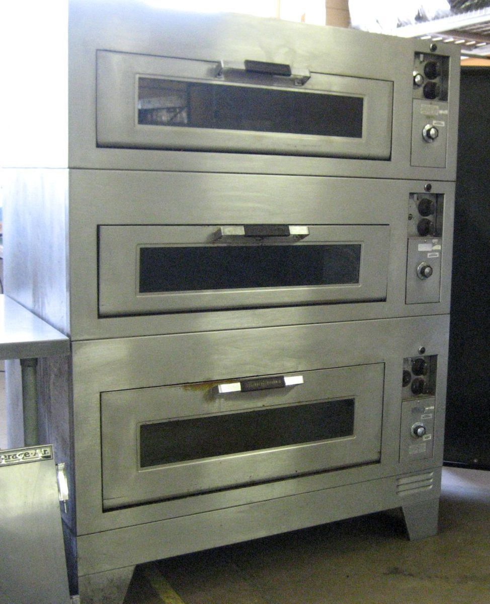 GE General Electric CN50 CN60 3 Deck Pizza Oven