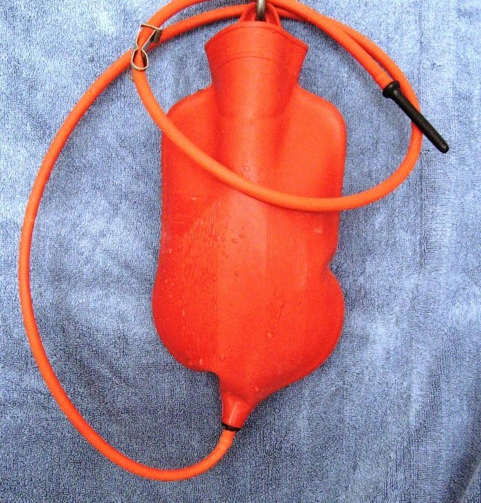 Vintage Tyson Fountain Syringe Enema Bag Douche in Box