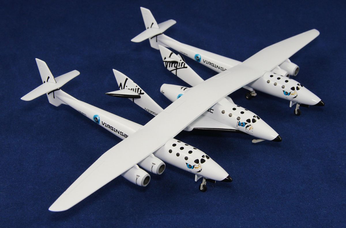 Scaled Composites,Virgin Galactic, VSS Enterprise + VMS Eve