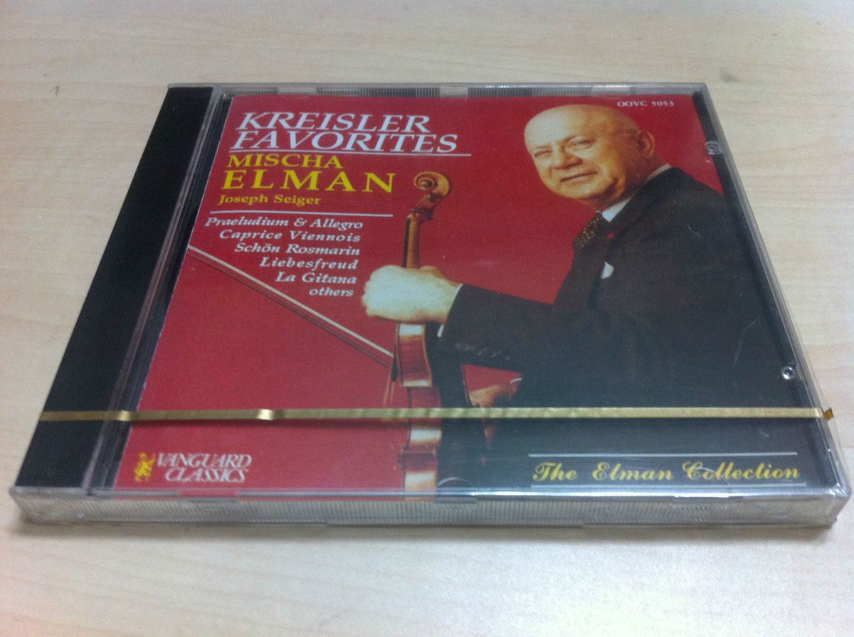 Gold CD Kreisler Favorites Elman Vanguard