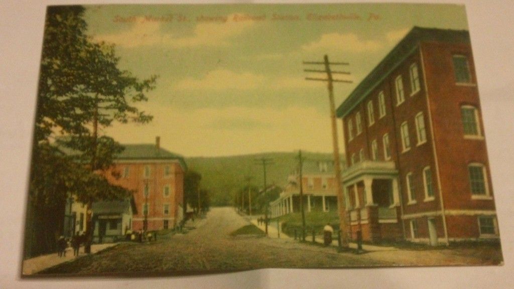 Vintage real photo postcard Elizabethville Pa.