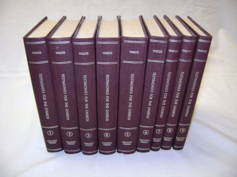 TESTIMONIES FOR THE CHURCH 9 VOLUME SET ELLEN G WHITE GREAT CONDITION