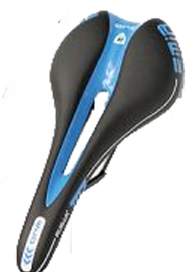 New Rubar Emir Rtes Bike Saddle Seat Black x Blue 255g