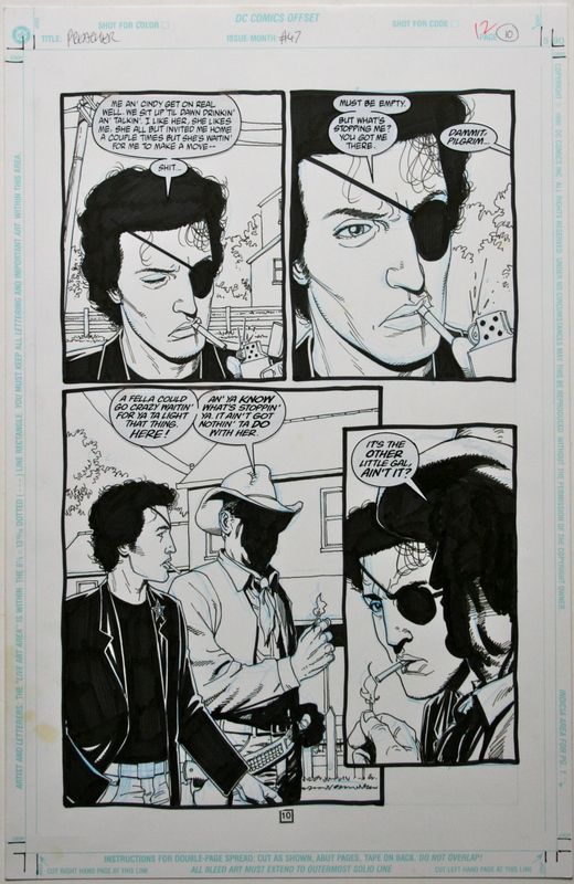  47 Page 10 Original Art Garth Ennis Steve Dillon 