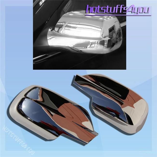  Cherokee ABS Chrome Exterior Side Mirror Covers Caps L R 2pcs