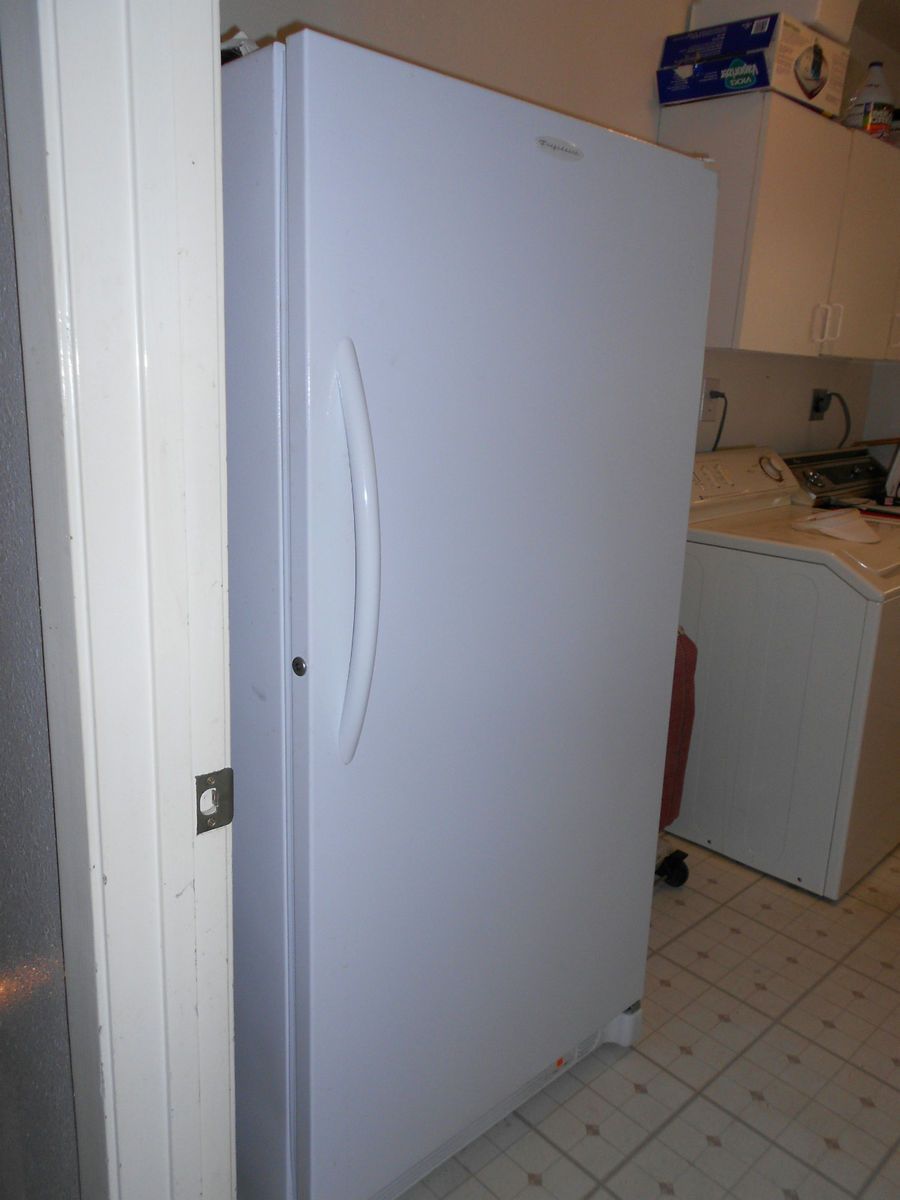   Free Frigidaire Upright 17 cubic inch FREEZER w/manual   Immaculate