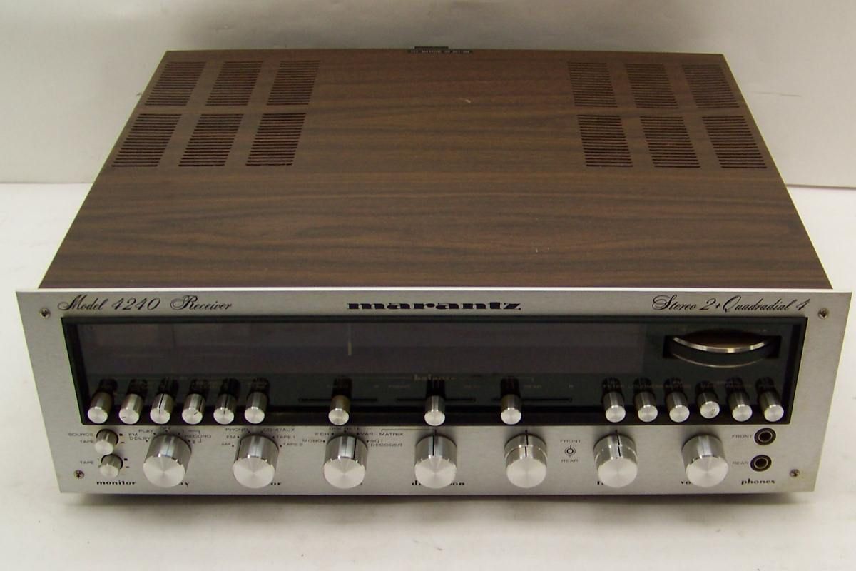 For Parts or Repair Vintage Marantz 4240 Stereo 2 Quadradial 4