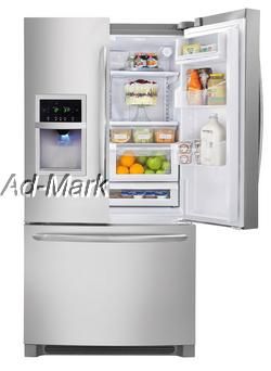 1525.00 FRIGIDAIRE 26 CUFT FRENCH DOOR REFRIGERATOR FGUB2642LF