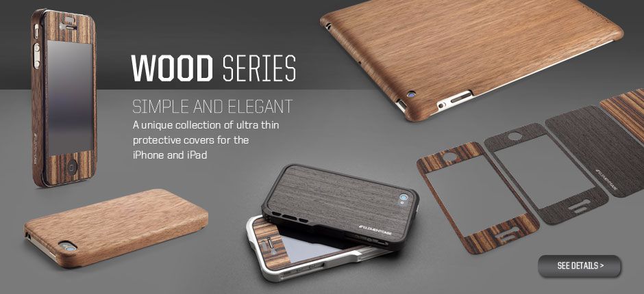 Simple and Elegant, the Element Case Wood Series™ is a unique