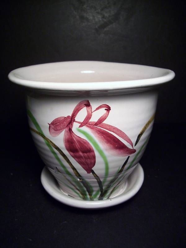 Vintage Planter by Lees Pottery Made in U s A w Lable