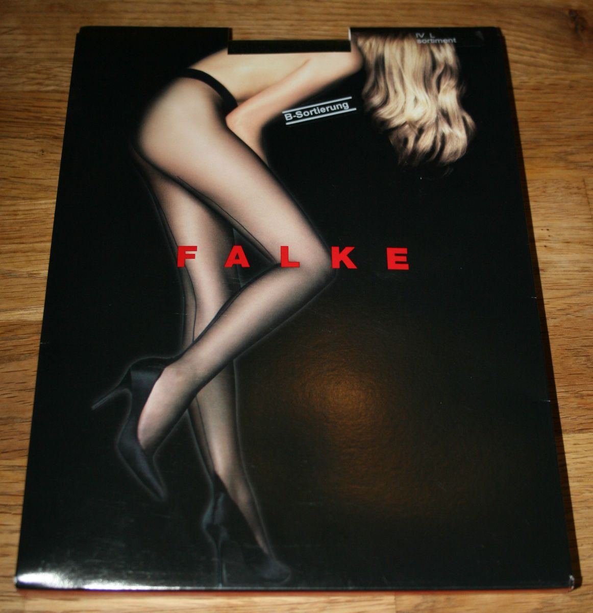 Falke High Heel Back Seam Sheer to Waist Glossy 12 D Tights Pantyhose