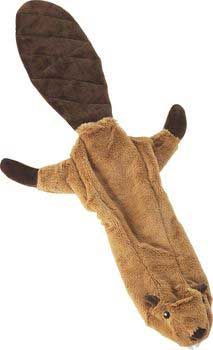 Ethical Pet Skinneeez Beaver 23 Stuffingless Dog Toy