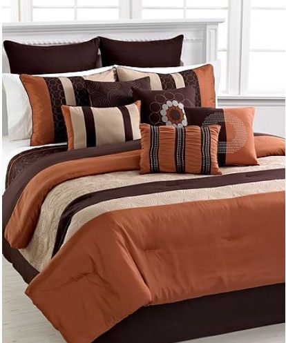 Elston Spice 12 Piece King Comforter Set