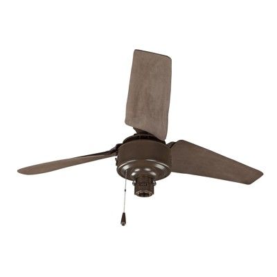 Outdoor Patio Battery Powered Umbrella Ceiling Fan Safe Foam Blade Dad