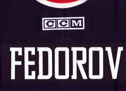 Sergei Fedorov Columbus Blue Jackets CCM Jersey Medium