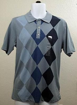 Via Europa Mens Diamonds Polo Shirt Cotton New MSRP 29 50