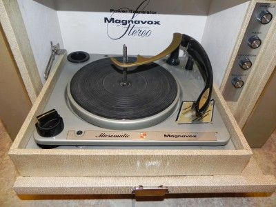  Power Transistor Magnavox Stereo Turntable Micromatic England Music