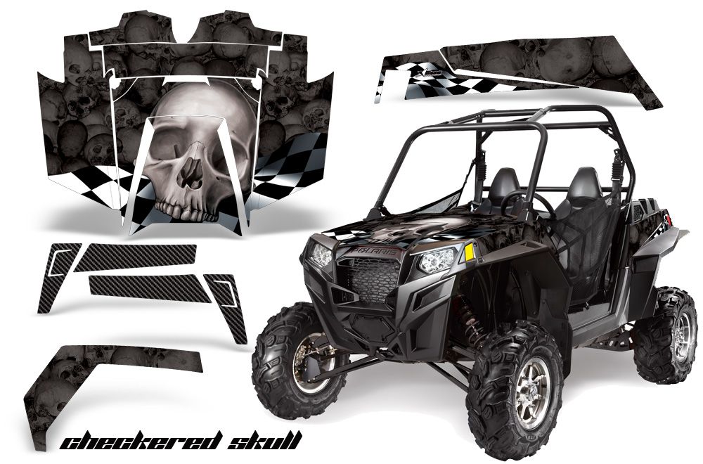 AMR Racing Graphic Wrap Kit Polaris RZR 900 900XP XP Parts Accessories