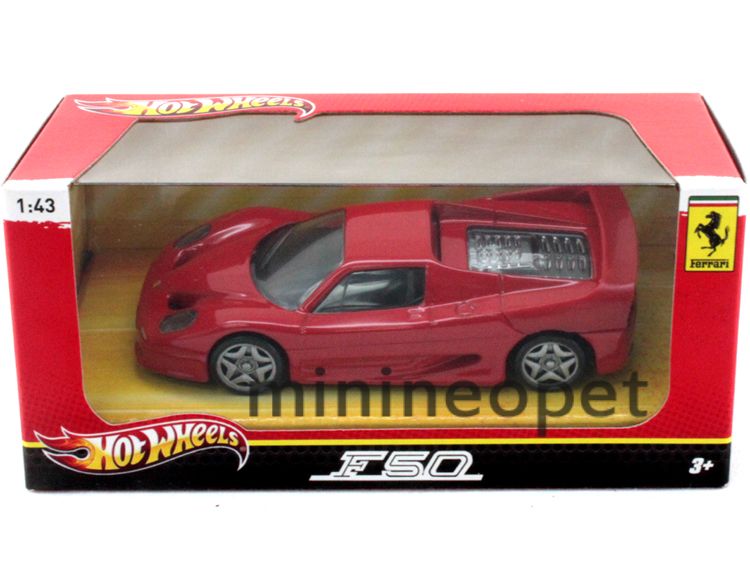 description model ferrari f50 1 43 length 4 color red made by hot