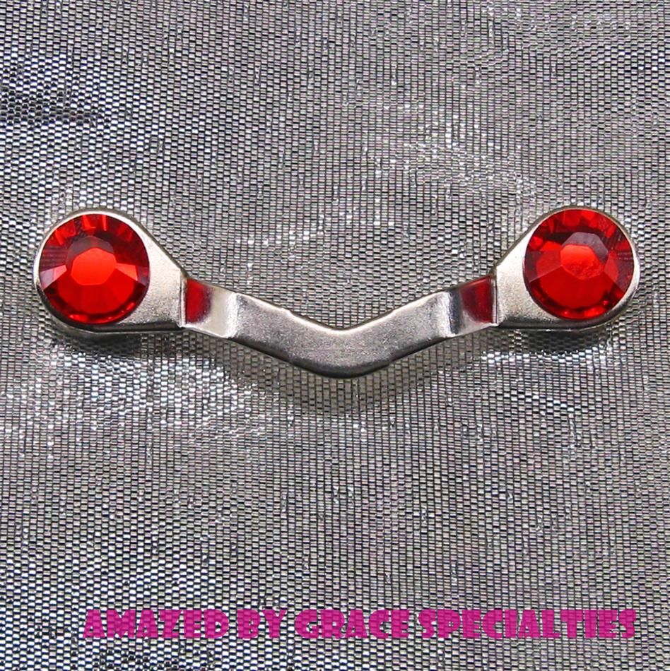 Readerest Eyeglass Holder w Red Swarovski Crystals Free Jewelry Wipe