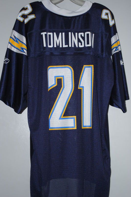 San Diego Chargers Tomlinson 21 Replica Reebok Jersey