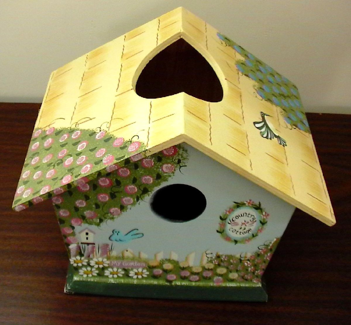  Birdhouse Kleenex Bird House Wood Tissue Box Holder Cover