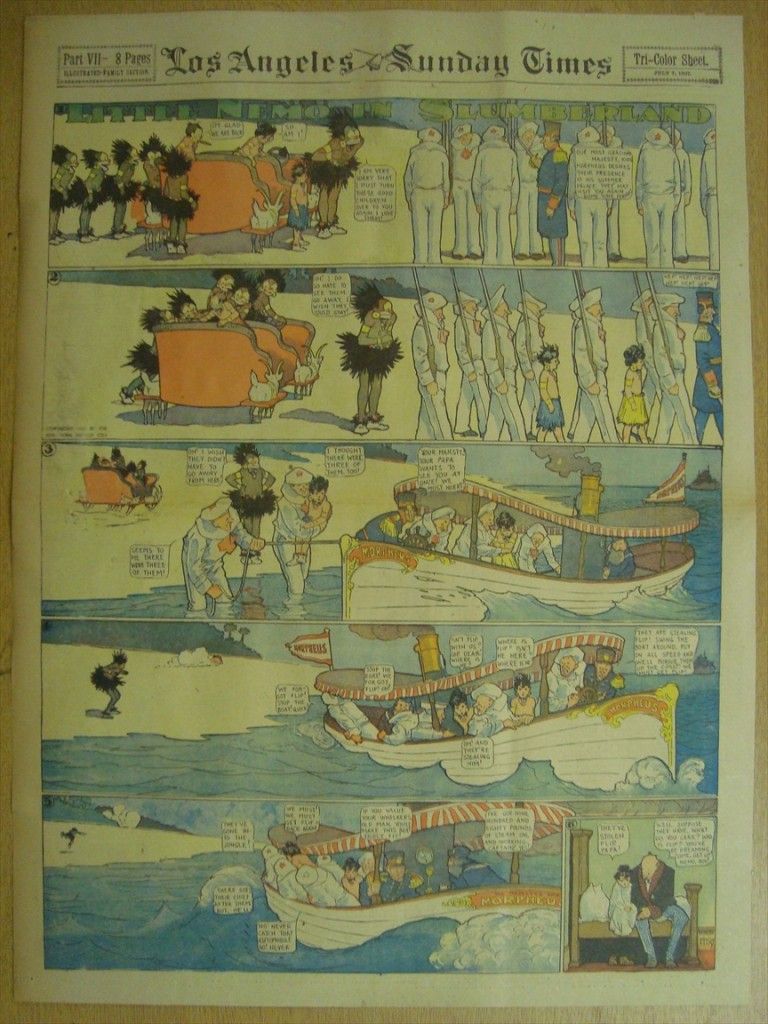 2311100WQ Comic Little Nemo Slumberland July 7 1907 Winsor McCay
