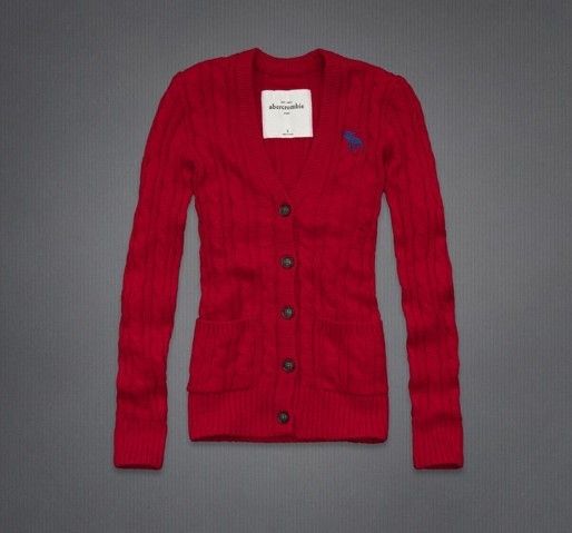  Abercrombie Kids Girls by Hollister Sweater Fallon Sz XL Red