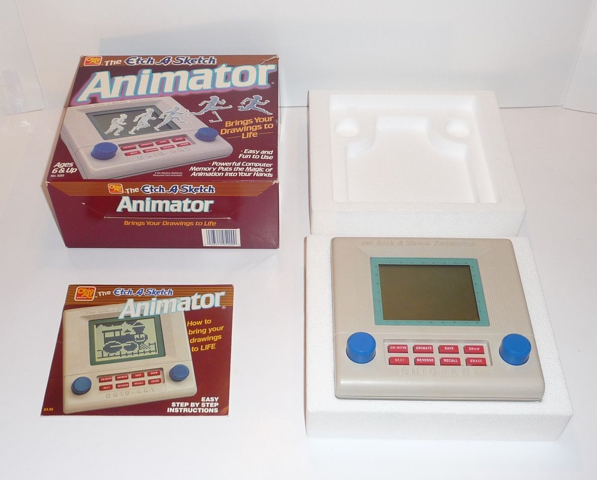 Classic Electric Etch A Sketch Animator 1985