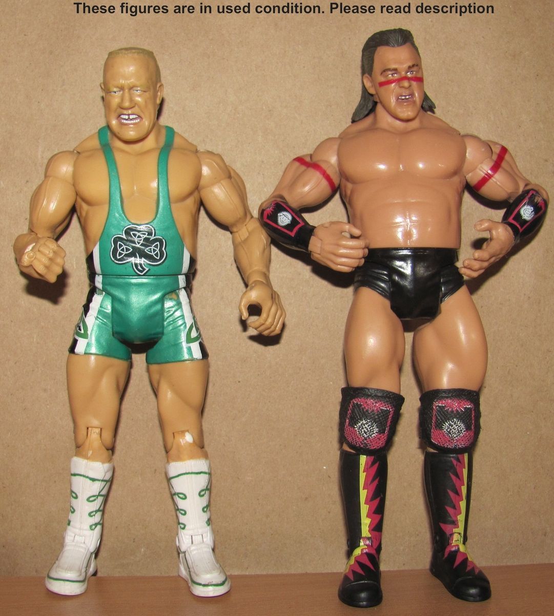 Finlay Tatanka WWE Used Jakks Wrestling Figure Lot WWF RA