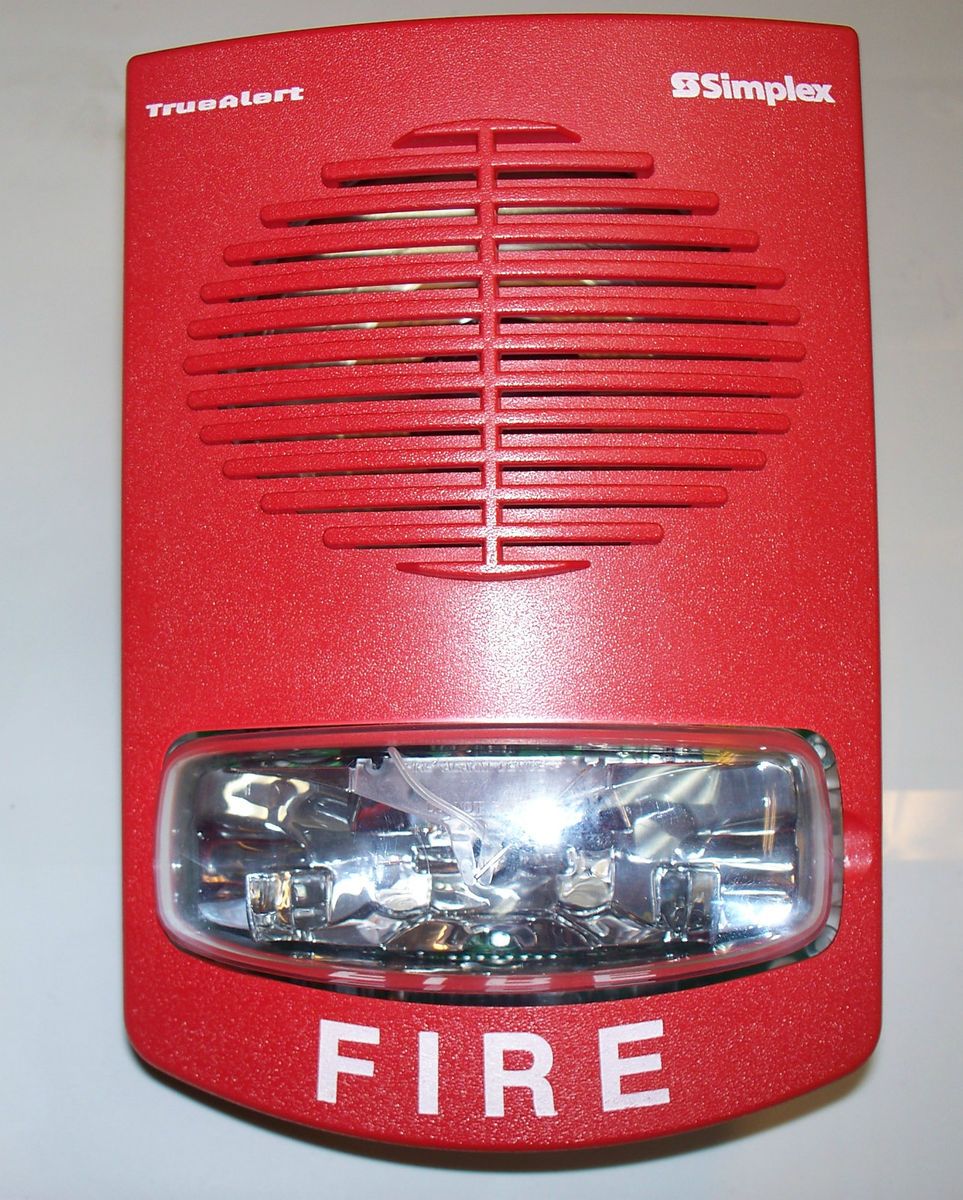  4906 9251 Multi Cadela Red Wall Mount Fire Alarm Strobe