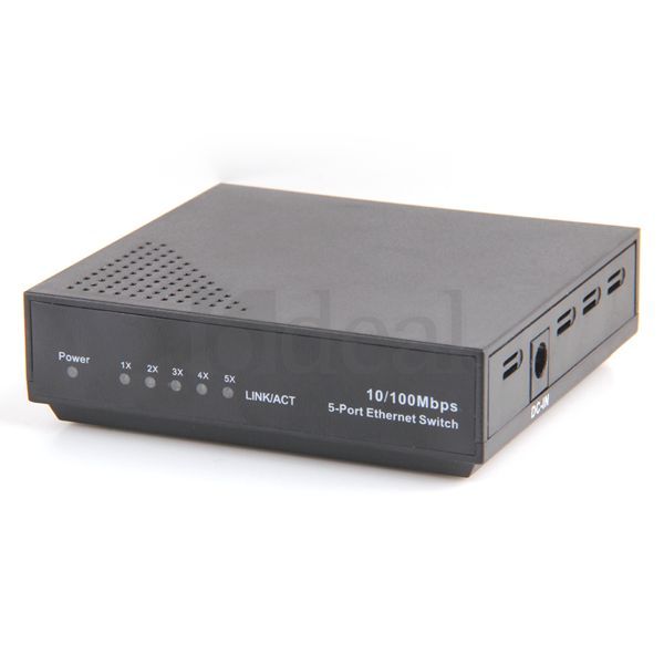 RJ45 5 Port 10 100Mbps Fast Network Ethernet Switch Hub