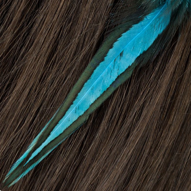 Natural Feather Hair Extension by Fine Featherheads