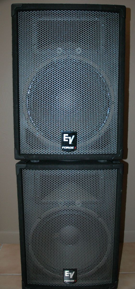 EV Force I Speakers, 15 Subwoofers   