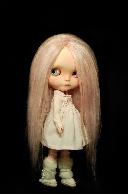  OOAK Blythe Alpaca reroot in pastel tones Everly by Fausto&Gretchen