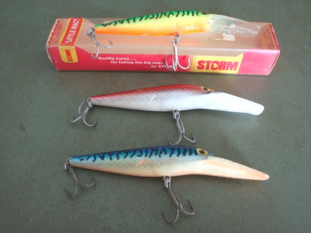 Vintage Storm Crankbait Fishing Lures Little Mac 1 with Box on
