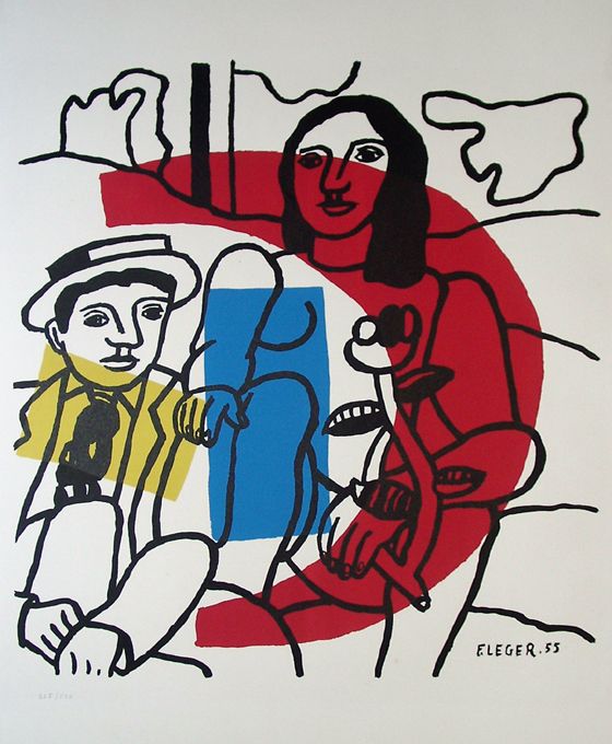 Fernand Leger Anniversary Silkscreen Numbered