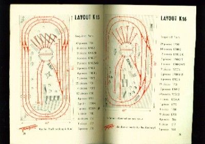 Fleischmann 1959 M2 Series 700 Track Layouts Booklet English