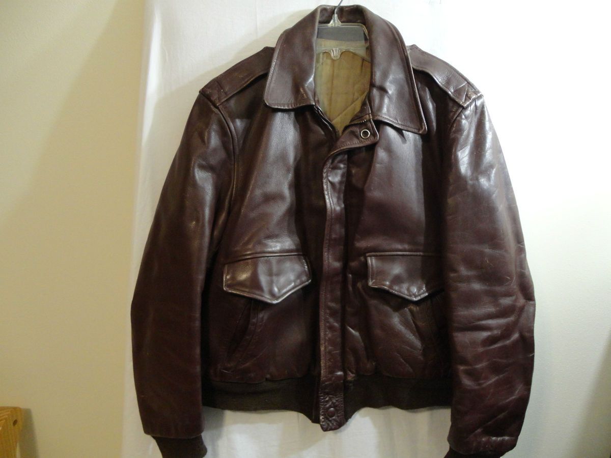 Vintage Flight Jacket Leather 40s 50S