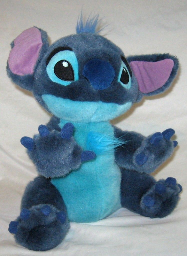Stitch as Dog Blue Plush  Stuffed Animal Doll 14 Lilo And