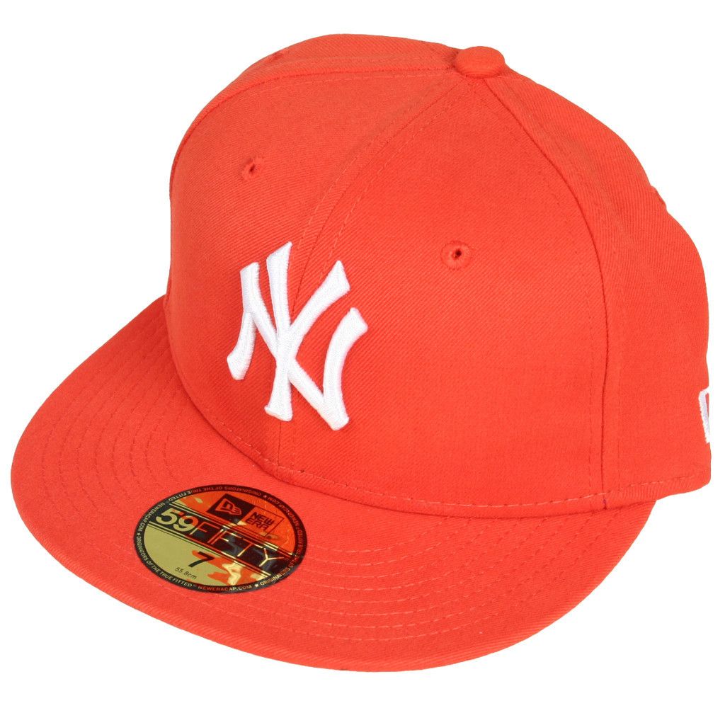 New Era Caps 59Fifty New York Yankees Fitted Orange