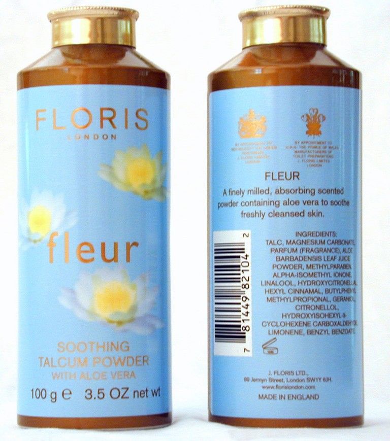 Floris London Fragrant Talcum Powder Talc New SEALED Three Classic