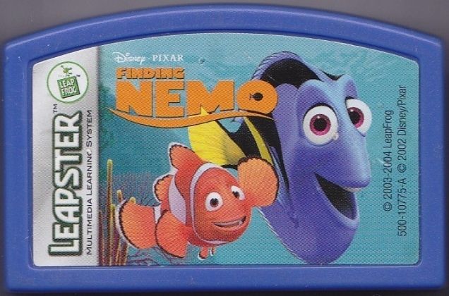 Finding Nemo Leapster Disney Game Cart for Handheld Leap Frog Learning