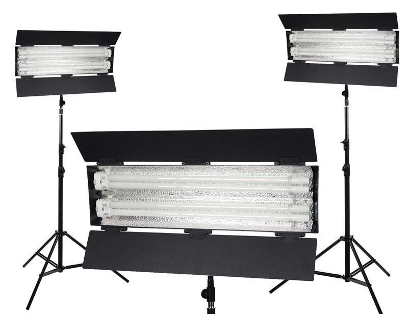 Flolight Continuous Fluorescent Studio 3 Light Set