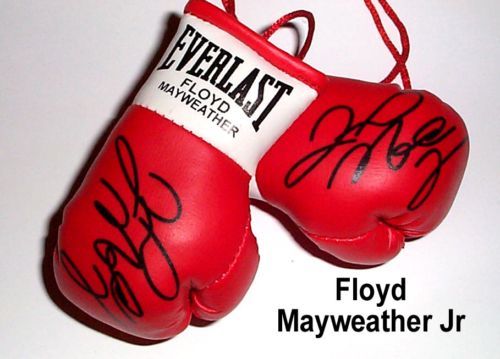 Autographed Mini Boxing Gloves Floyd MAYWEATHER Jr