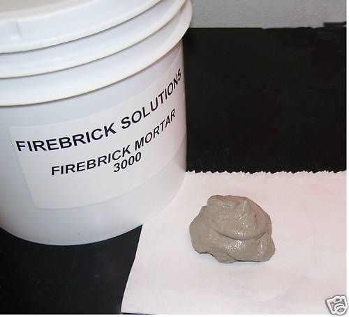 Firebrick Refractory Mortar 3000 1 2 Gallon